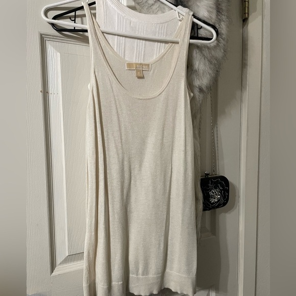 Michael Kors and Moussy Cashmere Blend Cream Tanks - Picture 9 of 16